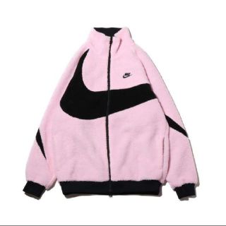 ナイキ(NIKE)の新品 XL NIKE ボアジャケット ピンク ビッグスウォッシュ(その他)