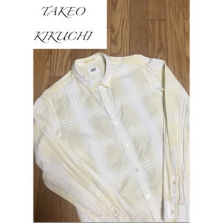 タケオキクチ(TAKEO KIKUCHI)のricky様専用 タケオキクチ シャドーチェック シャツ(シャツ)