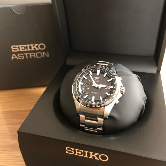 SEIKO アストロン SBXB161 GPSソーラー ストライプ文字盤