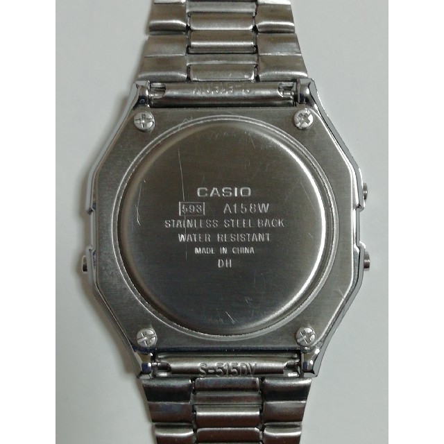 CASIO(カシオ)の【分割液晶反転】カシオ スタンダード腕時計 A158W-1JF メンズの時計(腕時計(デジタル))の商品写真
