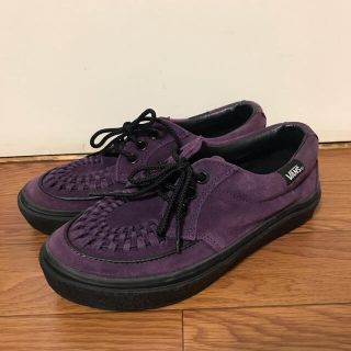 ヴァンズ(VANS)の【茶様専用】VANS CREEPERS パープル　スエード(スニーカー)