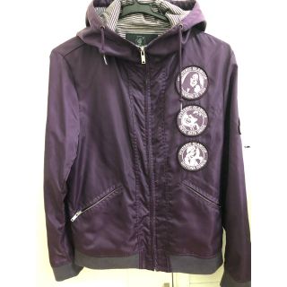 ヒステリックグラマー(HYSTERIC GLAMOUR)の【やや様専用】メンズ M◇HYSTERIC GLAMOUR ナイロンパーカー 紫(ナイロンジャケット)