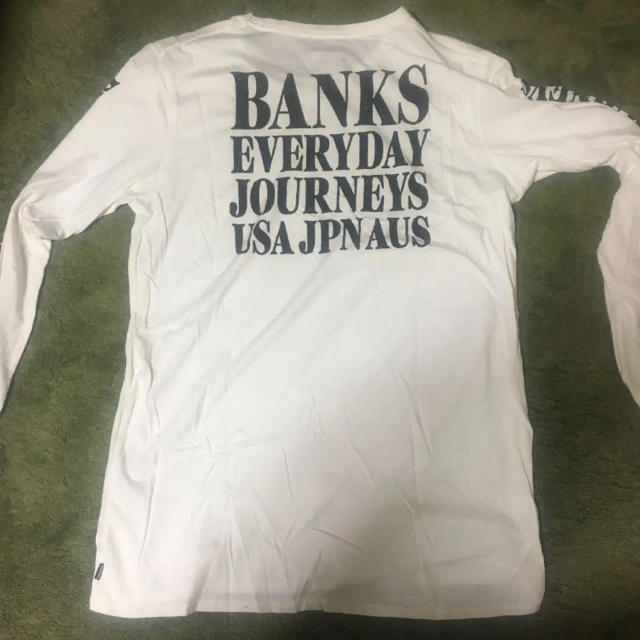 Ron Herman(ロンハーマン)のBANKS ロンT ホワイト Lサイズ メンズのトップス(Tシャツ/カットソー(七分/長袖))の商品写真