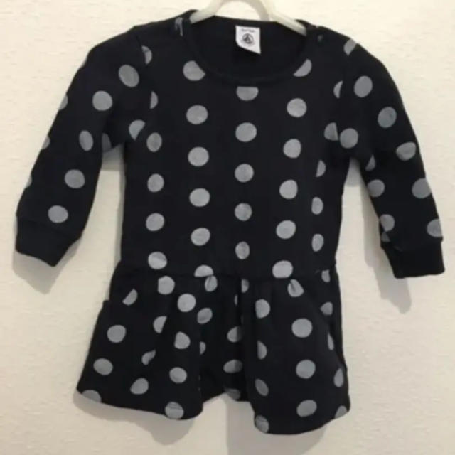 PETIT BATEAU(プチバトー)のプチバトー ワンピース キッズ/ベビー/マタニティのベビー服(~85cm)(ワンピース)の商品写真