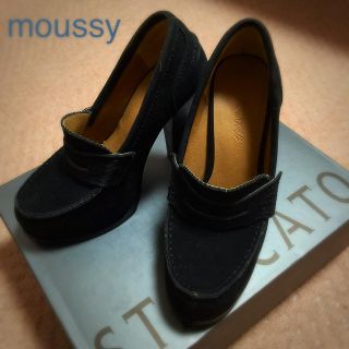 マウジー(moussy)のmoussy☆スウェードヒールパンプス☆(ハイヒール/パンプス)