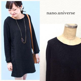 ナノユニバース(nano・universe)のナノユニバース♡ラグラン切り替えワンピ♡(ミニワンピース)