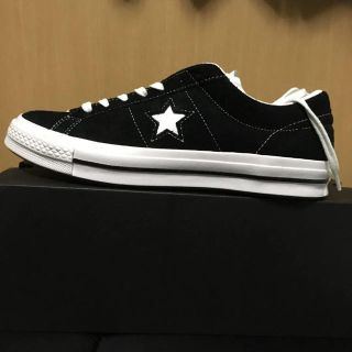 コンバース(CONVERSE)の送料込みconverse one star black suede 27cm(スニーカー)