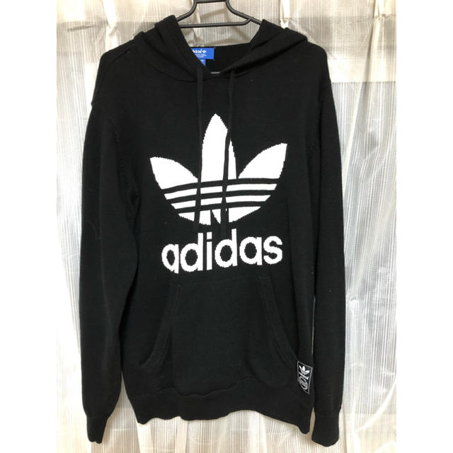 adidas(アディダス)のアディダス　ニットパーカー メンズのトップス(ニット/セーター)の商品写真