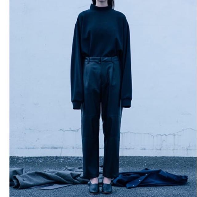 Tシャツ/カットソー(七分/長袖) SUNSEA - stein OVER HIGH NECK LS BLACK