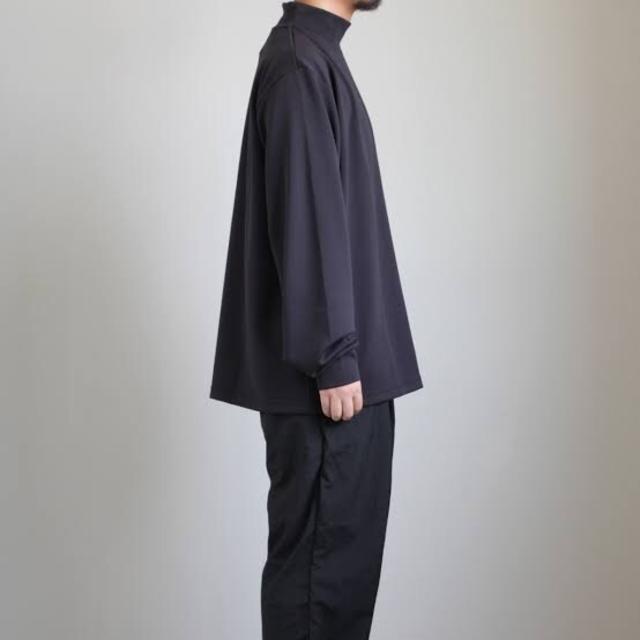 SUNSEA(サンシー)のstein OVER HIGH NECK LS BLACK メンズのトップス(Tシャツ/カットソー(七分/長袖))の商品写真