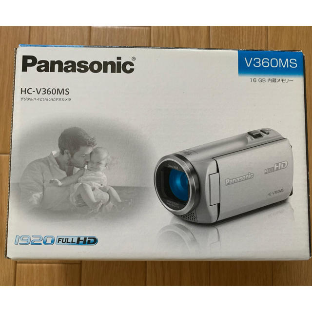 123型Panasonic　ビデオカメラ　HC-V360MS カラーブラック