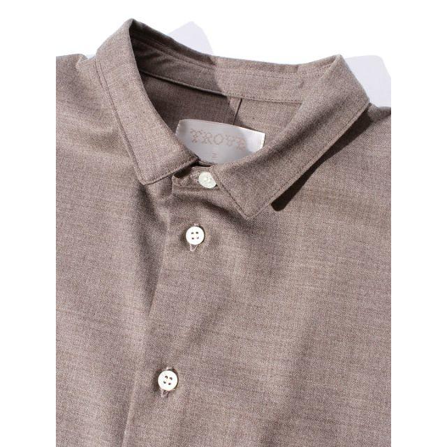 TROVE(トローヴ)のUNI WIDE SHIRT (NEW SPEC) / GRAY BEIGE メンズのトップス(シャツ)の商品写真