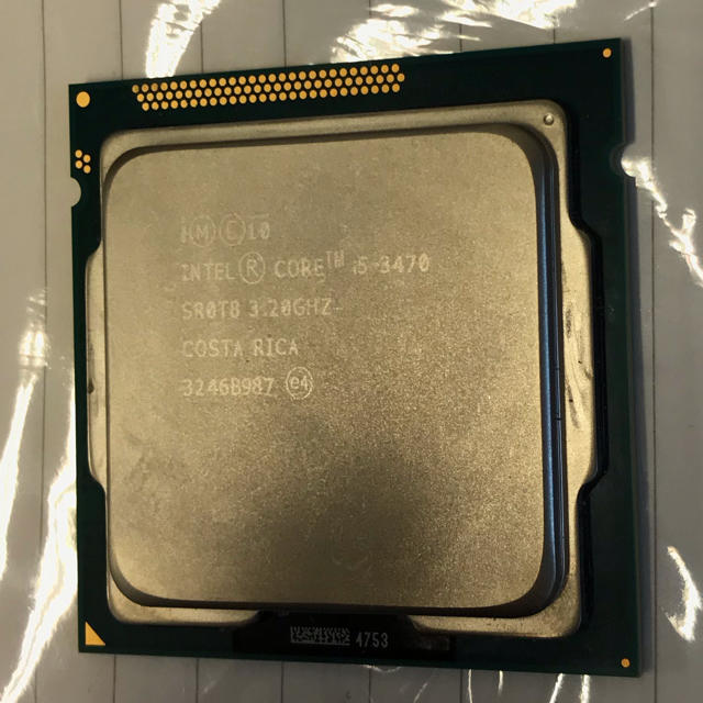 CPU i5 3470×4とi3 3220