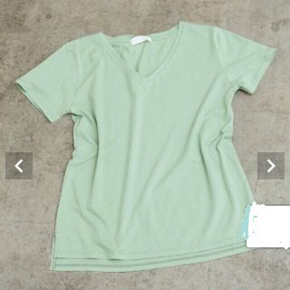 ヴィス(ViS)の【American cotton】VネックTシャツ(Tシャツ(半袖/袖なし))