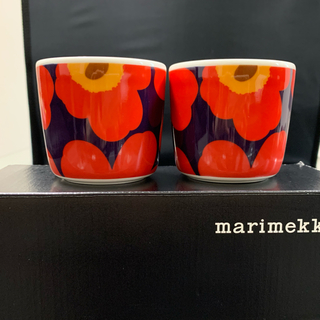 マリメッコ(marimekko)の新品 マリメッコ ウニッコ生誕50周年 日本限定 マグ　2個(グラス/カップ)