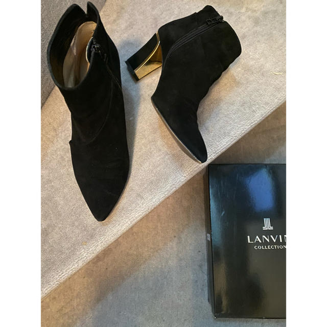 LANVIN(ランバン)のランバン　ショートブーツ　ブラック レディースの靴/シューズ(ブーツ)の商品写真
