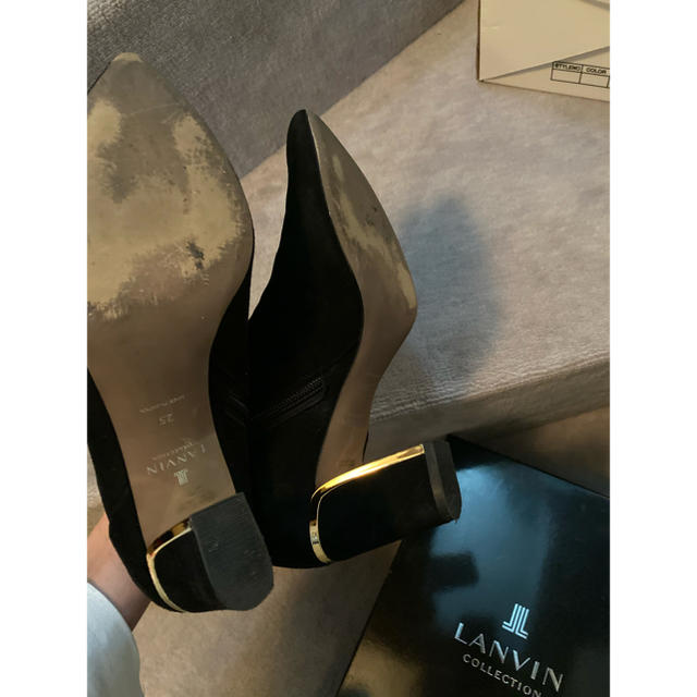 LANVIN(ランバン)のランバン　ショートブーツ　ブラック レディースの靴/シューズ(ブーツ)の商品写真