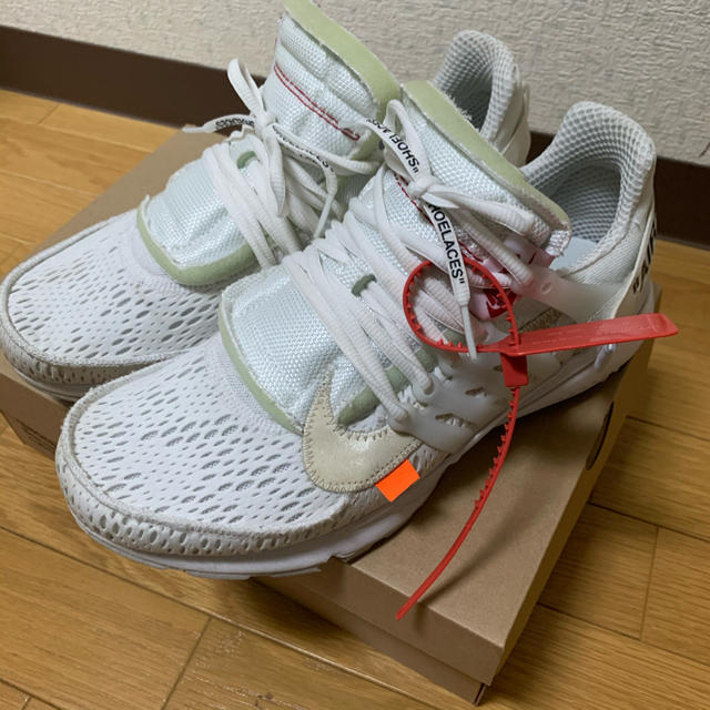 off white × nike air presto 28cm ホワイト