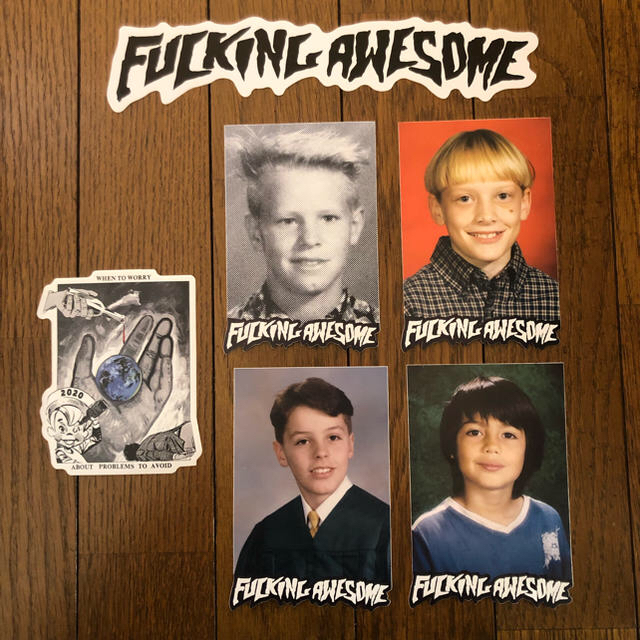 Supreme - fucking awesome ファッキングオーサム ステッカー Supreme - fucking awesome ファッキングオーサム ステッカー