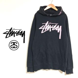 ステューシー(STUSSY)のSTUSSY ステューシー　ビッグロゴ　プルオーバーパーカー　フード刺繍(パーカー)