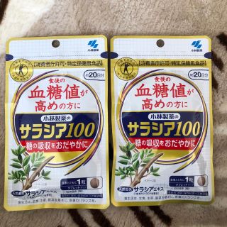 コバヤシセイヤク(小林製薬)の【新品】サラシア100 小林製薬　40日分　2個セット(ダイエット食品)