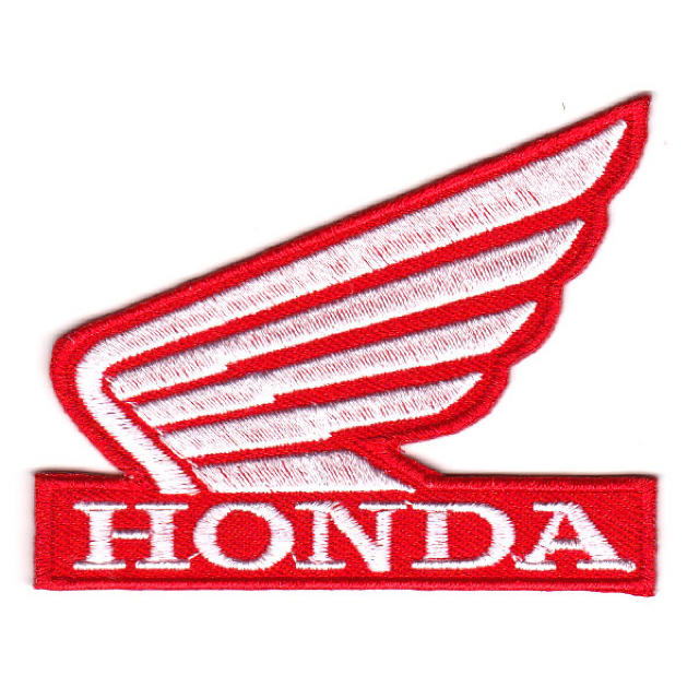 ホンダ Honda ワッペン 赤白 Hnd009 の通販 By コットン100 Cotton100 ラクマ