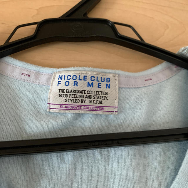 NICOLE CLUB FOR MEN(ニコルクラブフォーメン)のニコルクラブフォーメン　ロングTシャツ メンズのトップス(Tシャツ/カットソー(七分/長袖))の商品写真