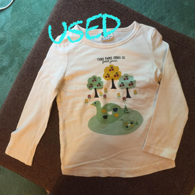 Petit jam(プチジャム)のUSED☆Petit jamロンT キッズ/ベビー/マタニティのキッズ服女の子用(90cm~)(Tシャツ/カットソー)の商品写真