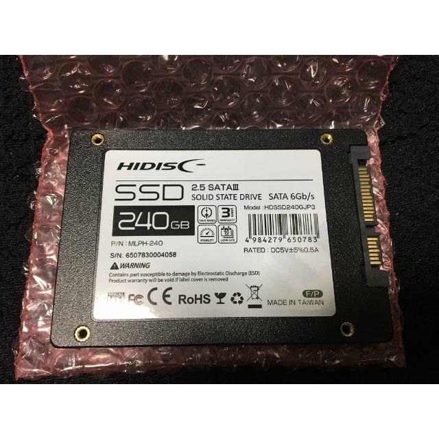 新品HDSSD240GJP3 HIDIAC  SSD 240GB 東芝 TLC