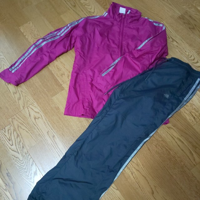 新品adidas ウィンドブレーカー レディースL