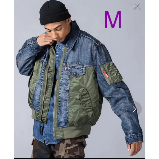 Levi's(リーバイス)のリーバイス　MA1 デニムジャケット レディースのジャケット/アウター(Gジャン/デニムジャケット)の商品写真