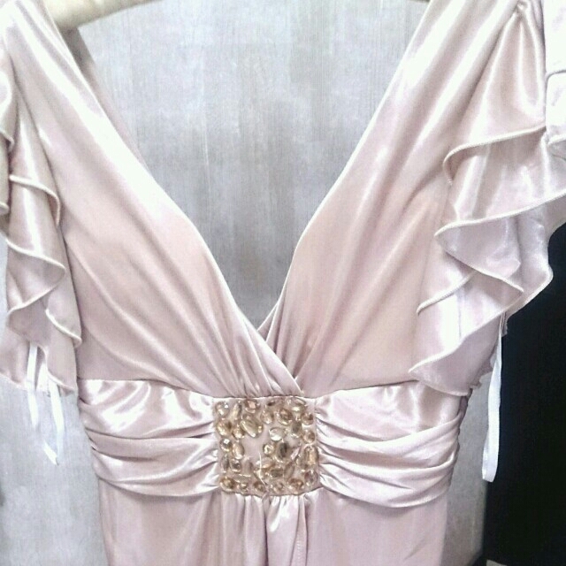 ベージュゴールド♡ミニドレス レディースのフォーマル/ドレス(ミニドレス)の商品写真
