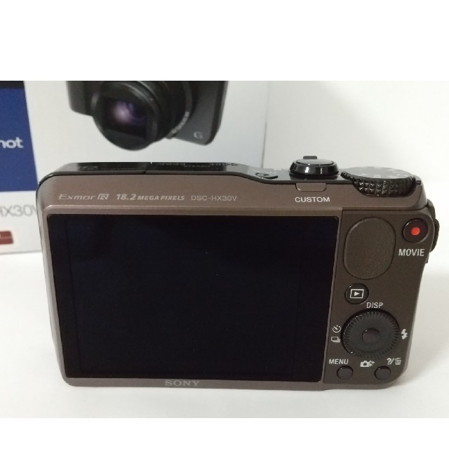 SONY(ソニー)の美品 SONY Cyber-shot DSC-HX30V ブラウン 1820万画 スマホ/家電/カメラのカメラ(コンパクトデジタルカメラ)の商品写真
