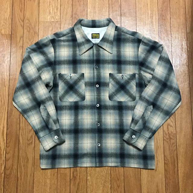 TENDERLOIN(テンダーロイン)のキムタク着 テンダーロイン ウールチェックシャツ 木村拓哉 メンズのトップス(シャツ)の商品写真