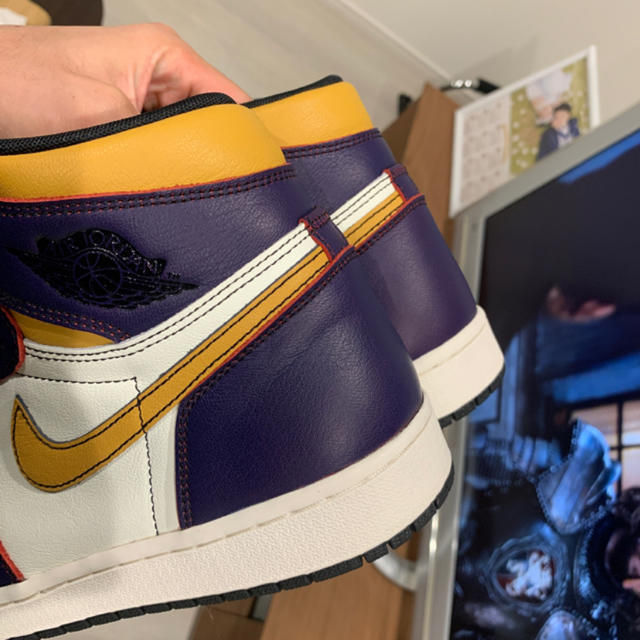 NIKE - air jordan1 lakers 国内正規品 100%本物 多少値下げ可能の通販