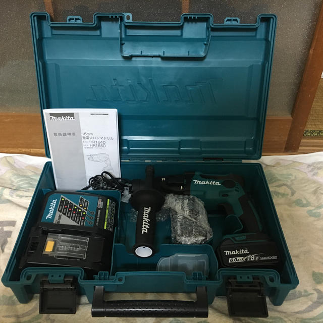 工具/メンテナンス展示未使用品 makita 18V 6.0Ah 充電式ハンマドリル(廃盤)