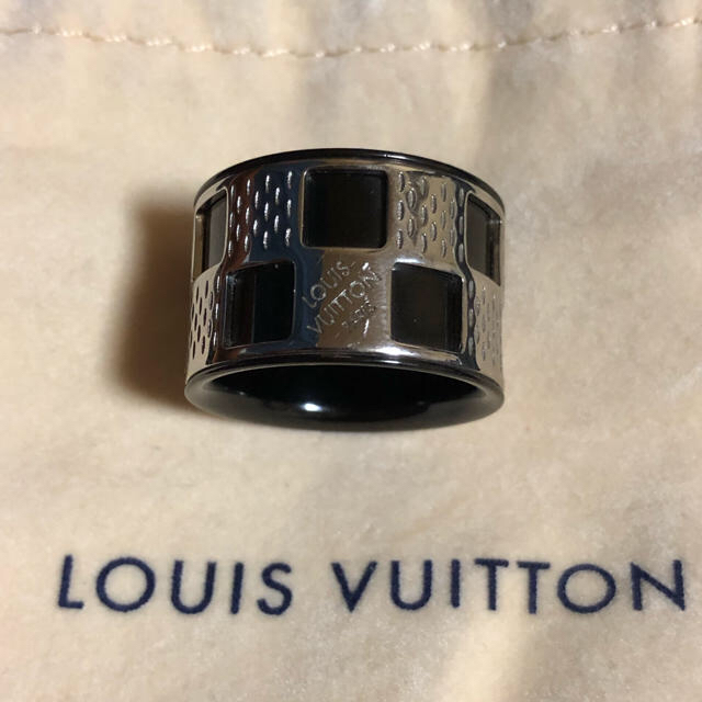 LOUIS VUITTON(ルイヴィトン)のルイヴィトン LOUIS VUITTON 正規品 ダミエパーフォレ リング 指輪 メンズのアクセサリー(リング(指輪))の商品写真