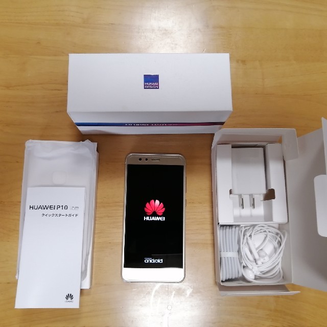 HUAWEI　P10 Lite　SIMフリー　美品 スマホ/家電/カメラのスマートフォン/携帯電話(スマートフォン本体)の商品写真