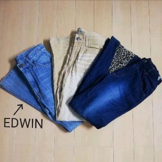 エドウィン(EDWIN)のEDWIN 他　ズボン３点セット 150(パンツ/スパッツ)