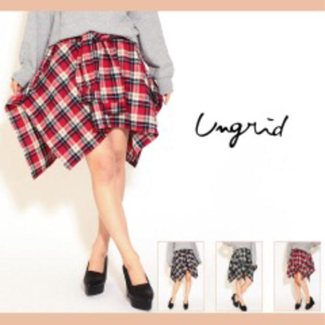 Ungrid(アングリッド)のアングリッド♡チェックスカート レディースのスカート(ミニスカート)の商品写真