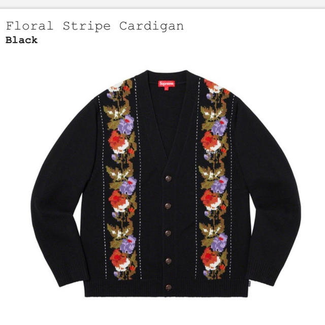 トップスsupreme Floral Stripe Cardigan Mサイズ