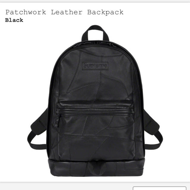今季一番 Supreme - Supreme patchwork leather backpack バッグパック/リュック