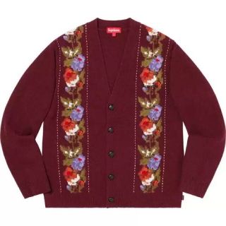 シュプリーム(Supreme)のSupreme 19AW Floral Stripe Cardigan Red(カーディガン)