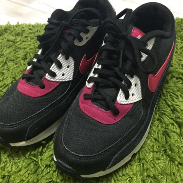 NIKE AIR MAX90 23.5 ピンク　ブラック