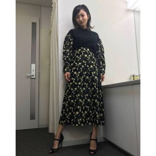 LE CIEL BLEU - ルシェルブルー 花柄スカートの通販 by mirin's shop