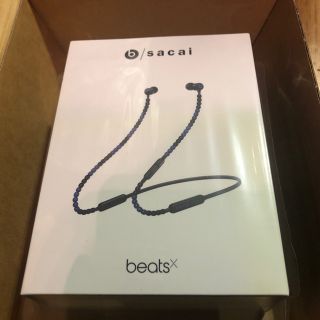 ヘッドフォン/イヤフォンsacai × Beats BeatsX 白 新品未開封