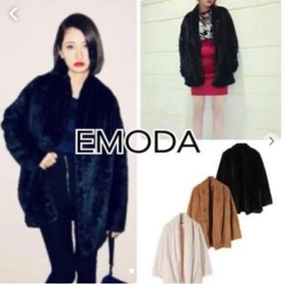 エモダ(EMODA)の売れました！EMODA フェイクファーコート(毛皮/ファーコート)