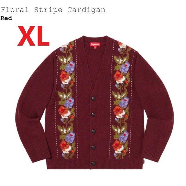 Supreme Floral Stripe Cardigan L