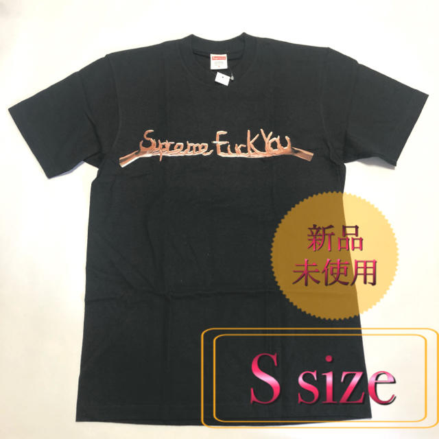 Supreme 2016SS Fuck Off Tee シュプリーム ファックオフTシャツ 半袖 カットソー プリント ネイビー サイズL【210901】【新古品】【me04】