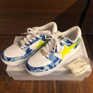 アベイシングエイプ(A BATHING APE)のbapesta ベイプスタ abcカモ エイプ 27.5 美品(スニーカー)